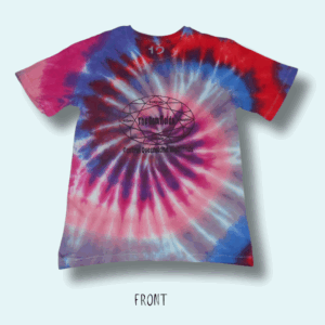 Teen’s Size 12 – Gemfields Printed - Tie Dyed Sunset Swirl Crew Neck Cotton T-Shirt