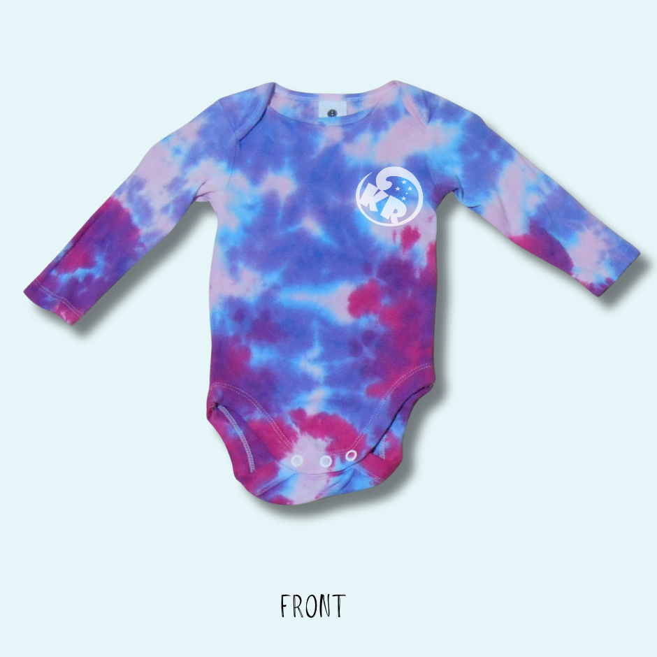 Kazza Razza Babys-Size-00-–-Winter-Sunset-Scrunch-–-Tie-Dyed-Cotton-Bodysuit-–-Design-No-237-FRONT-3594-LS.png