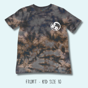 Midnight Milo Tie-Dye Scrunch – Crew Neck – 100% Cotton – Kid T-Shirt – Design No 234